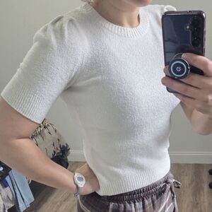 Rachel Zoe Ivory Knit Top